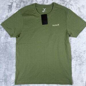 Hurley t-shirt Men's Everyday Solid  Olive Green Color Size Medium Brand New